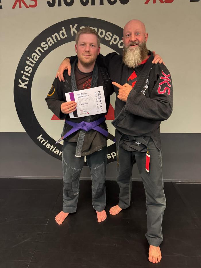 Purple belt · November 6, 2024 · Promoted by Richard Haye