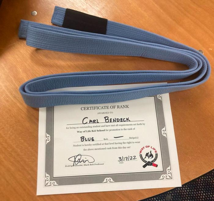 Blue belt · March 17, 2022 · Promoted by Rodrigo Almeida