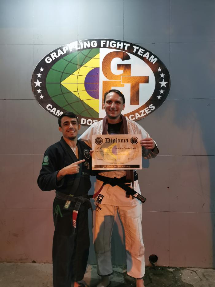 Black belt · October 20, 2021 · Promoted by Victor Santos Gomes, GFTEAM