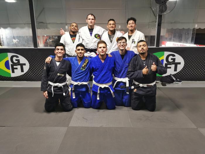 Teaching for the first time as a black belt in Rio de Janeiro.