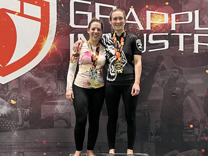 Silver in no gi, women’s masters division -135lbs, Grappling Industries, Pittsburgh, November 2024