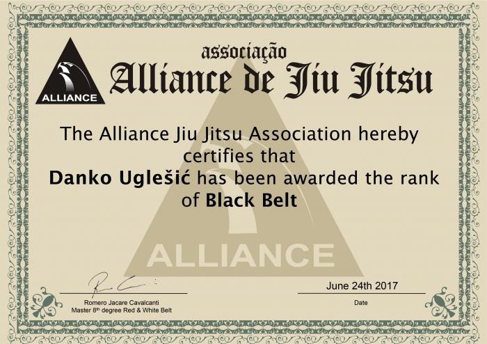 Black belt · June 24, 2017 · Promoted by Romero Jacare Cavalcanti