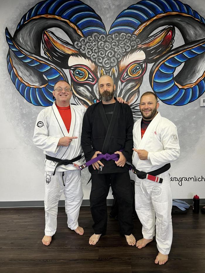 Purple belt · November 9, 2024 · Promoted by Wes Lumpkin
