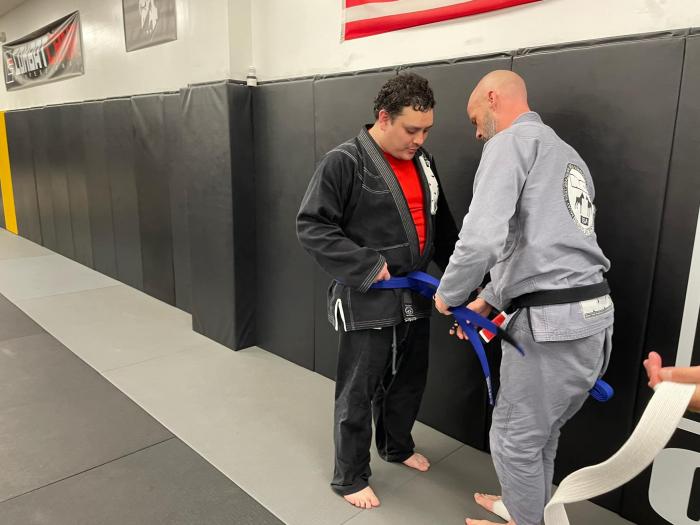 Blue belt · November 11, 2024 · Promoted by Jacob Michael Bateman