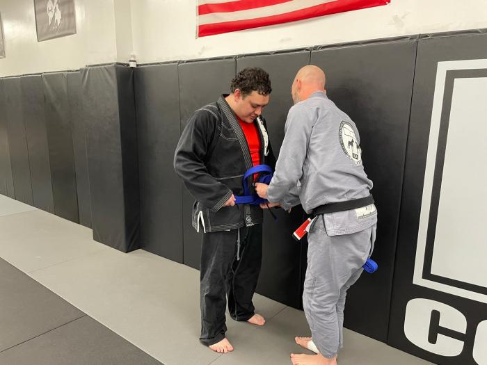 Blue belt · November 11, 2024 · Promoted by Jacob Michael Bateman