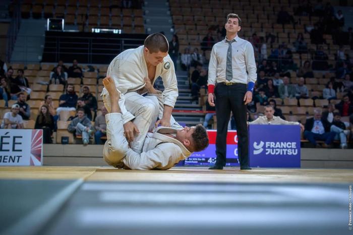 Finals head referee at the Judo Ne Waza national French Championships