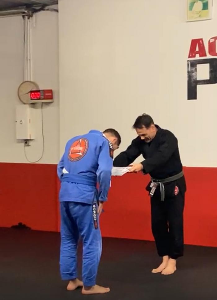 Blue belt · November 18, 2024 · Promoted by Fernandez Emmanuel
