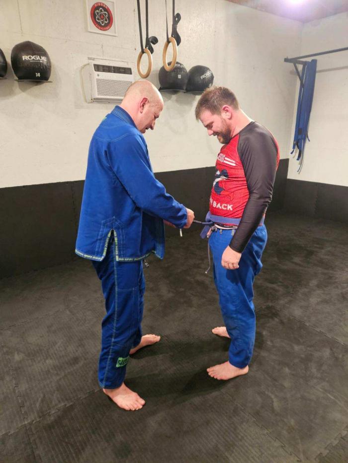 Blue belt · November 6, 2023 · Promoted by Steve Haydock