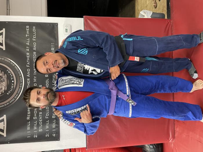 Purple belt · October 27, 2021 · Promoted by Richard Arrey