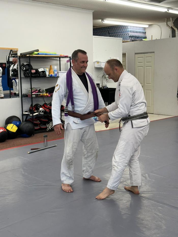 Brown belt · November 23, 2024 · Promoted by Dennis Hayes of Hybrid Martial Arts (Roanoke, VA)