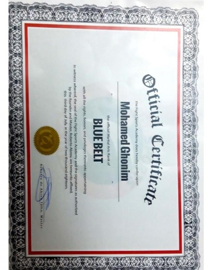 Blue belt · July 3, 2018 · Promoted by roberto de abr filho