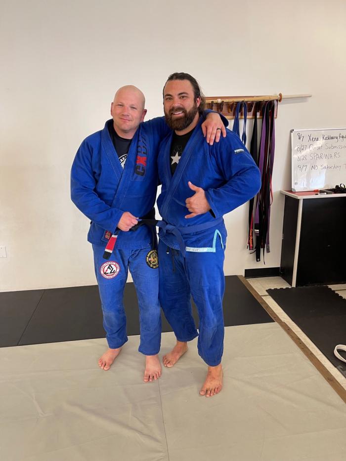 Blue belt · August 2, 2021 · Promoted by Dave Frizzell