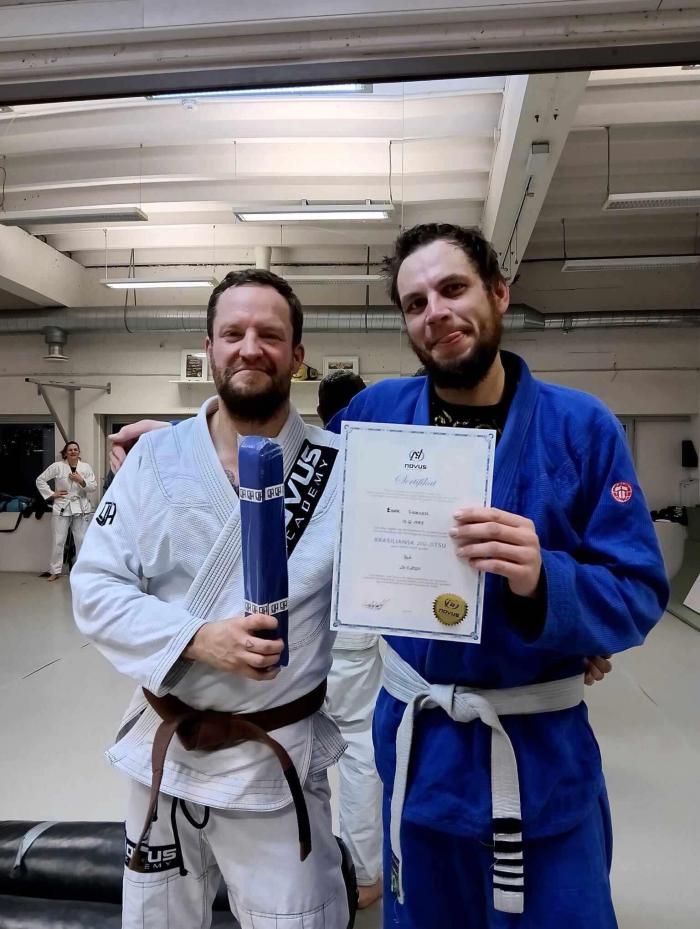 Blue belt · November 27, 2024 · Promoted by Cornelius Lindemark