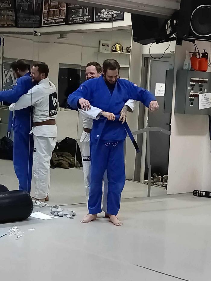 Blue belt · November 27, 2024 · Promoted by Cornelius Lindemark