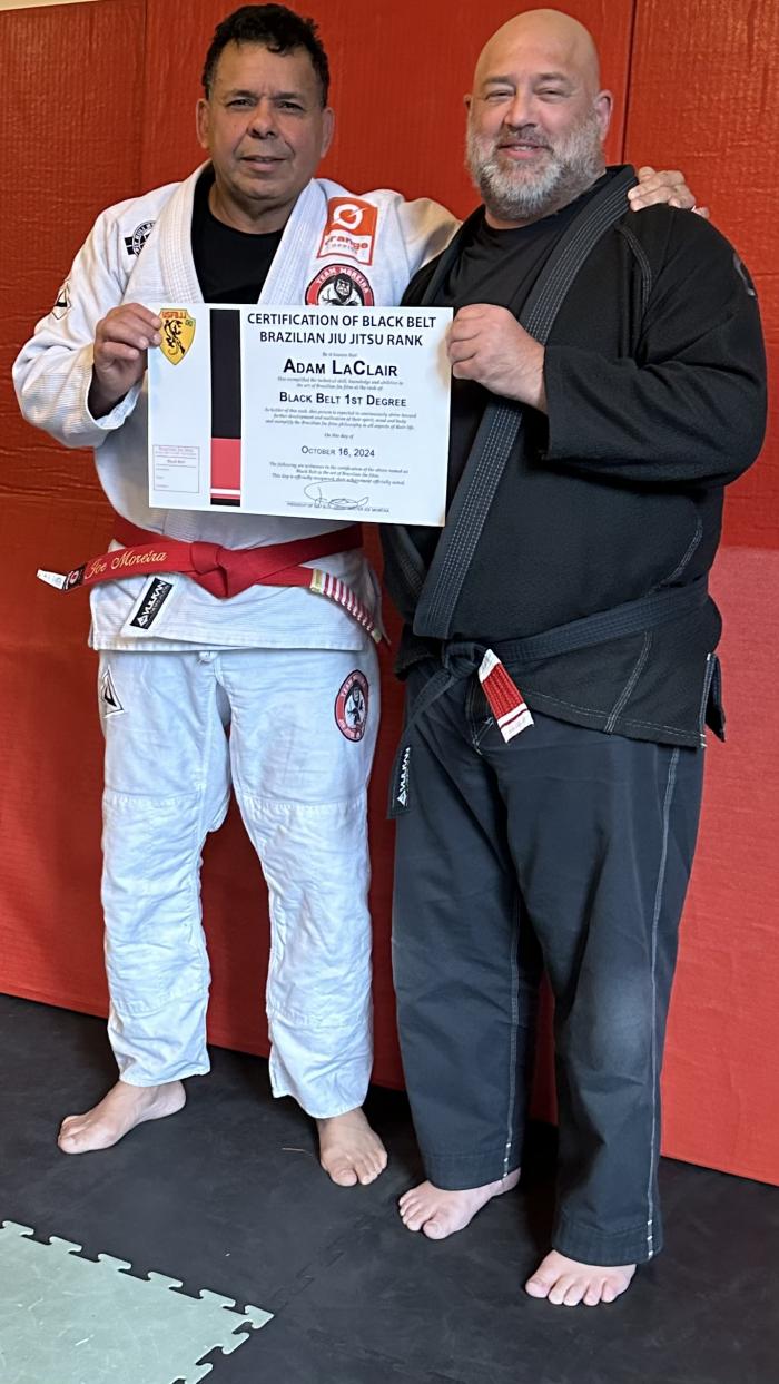 Black belt 1st degree · October 16, 2024 · Promoted by Joe Moreira