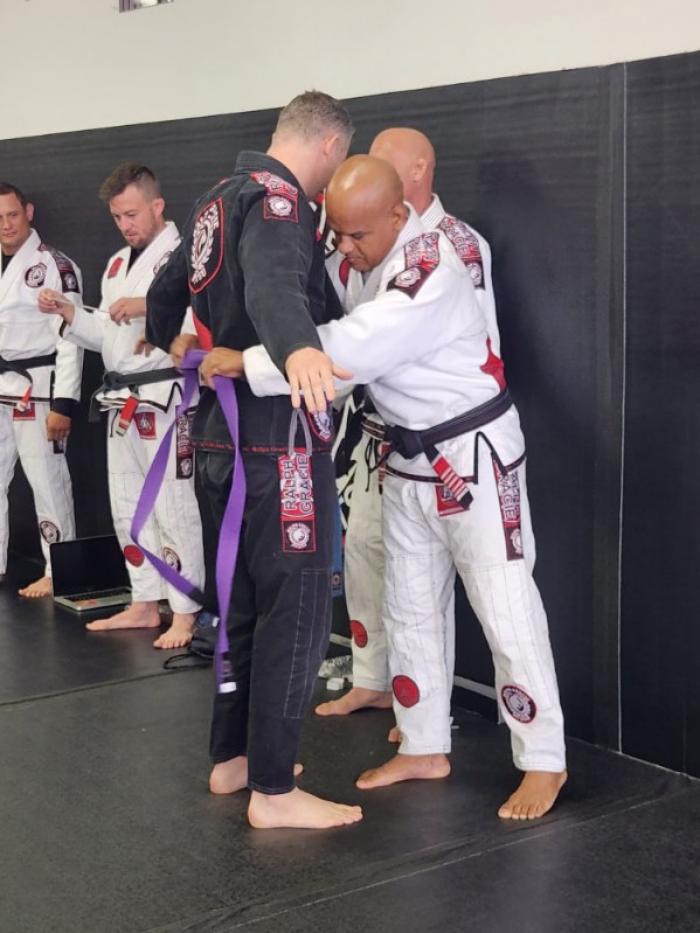 Purple belt · May 4, 2024 · Promoted by Kevin Bellard