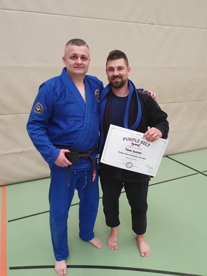 Purple belt · September 22, 2023 · Promoted by Jaro