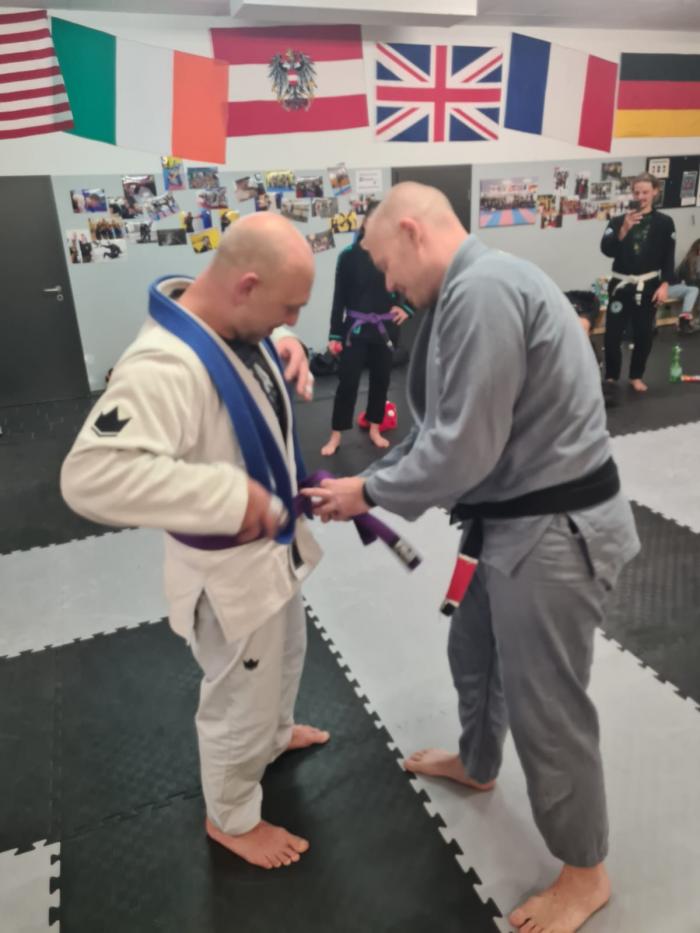Purple belt · November 30, 2024 · Promoted by Sven Eichmann
