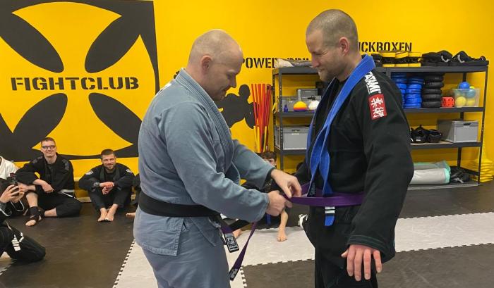 Purple belt · November 30, 2024 · Promoted by Sven Eichmann