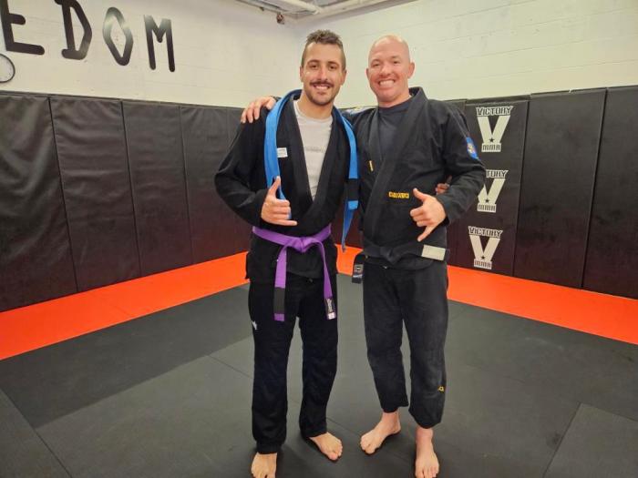 Purple belt · July 27, 2024 · Promoted by Shannon Gugerty