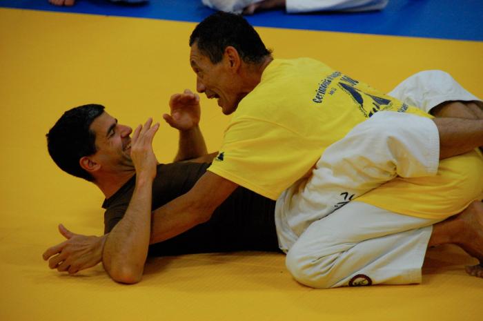 Training with Relson in my Blue Belt days - This was sometime around 2008 I believe.