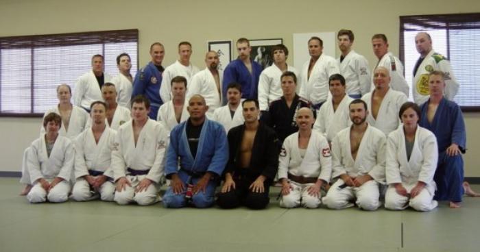 Blue Belt days at the old Roy Dean Academy.  Probably around 2008ish.