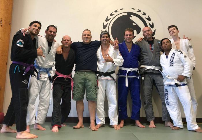 With Cesar Gracie at Ralph Gracie Bend.