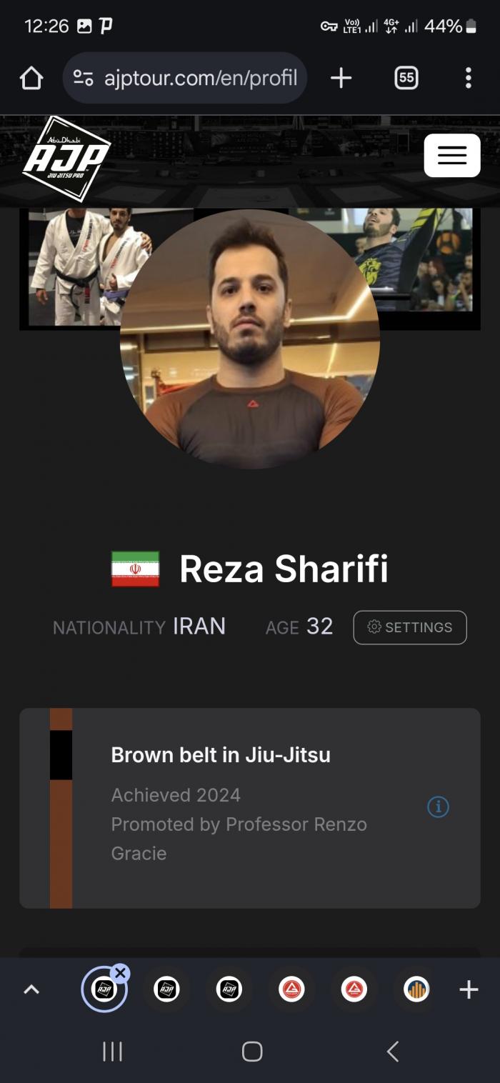 Brown belt · September 1, 2024 · Promoted by Professor Renzo Gracie