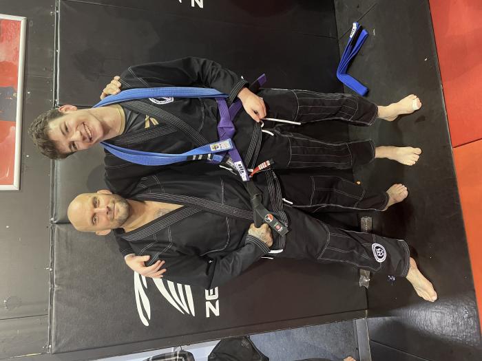 Purple belt · December 7, 2024 · Promoted by Smokey