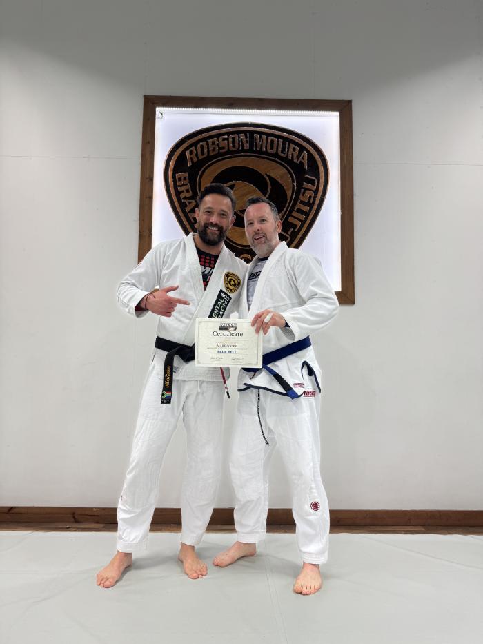Blue belt · December 7, 2024 · Promoted by Justin McGibbon