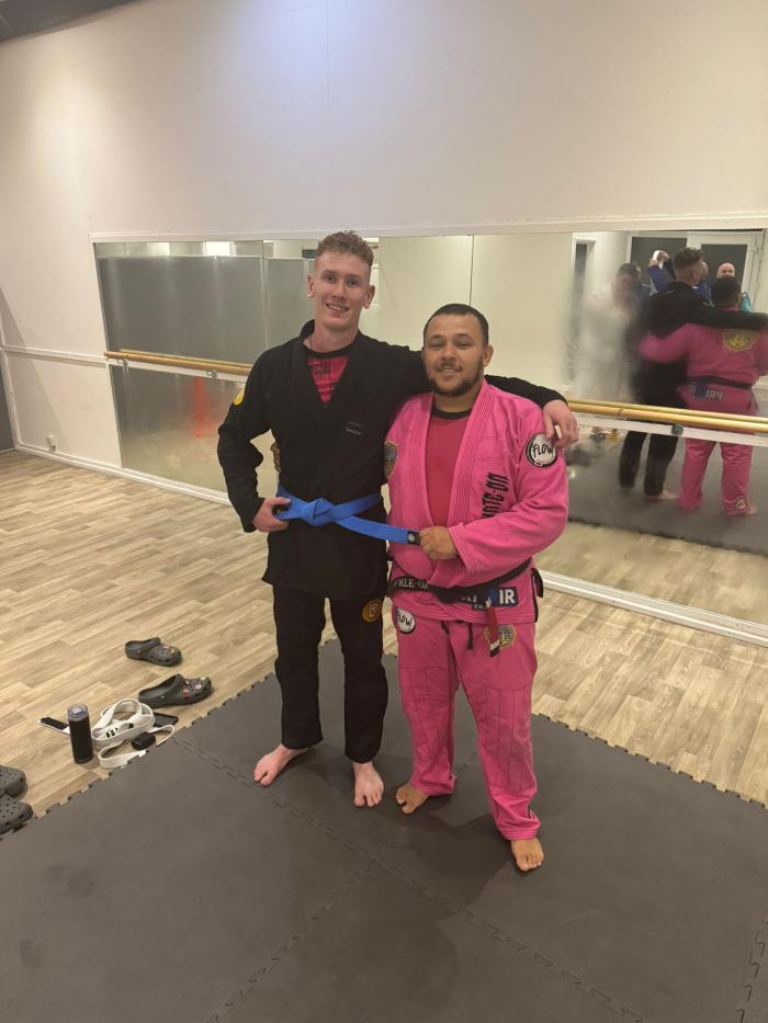 Blue belt · September 30, 2024 · Promoted by Hayden Wells