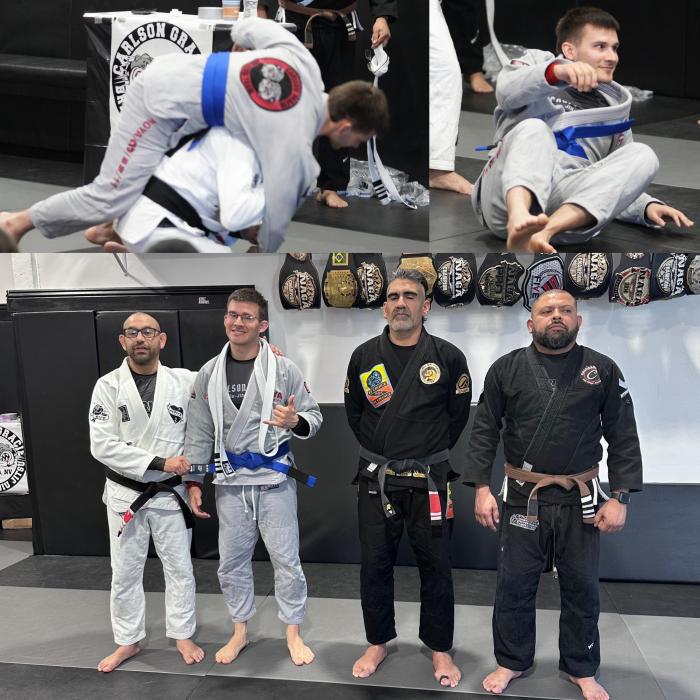 Blue belt · December 7, 2024 · Promoted by Bryan Calleros