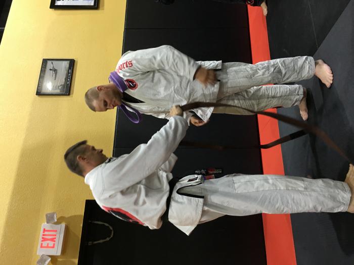 Brown belt · July 13, 2016 · Promoted by Nicholas Recanati