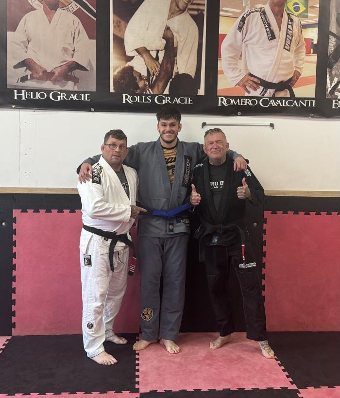 Blue belt · August 18, 2024 · Promoted by Mark Tucker