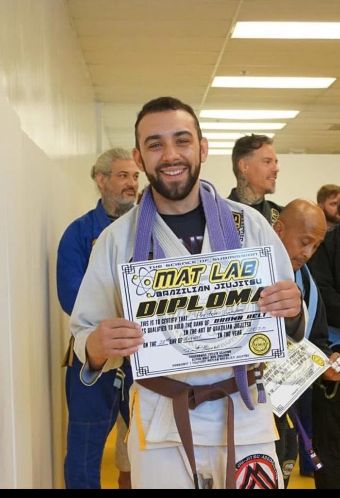 Brown belt · August 9, 2020 · Promoted by Travis Haynes