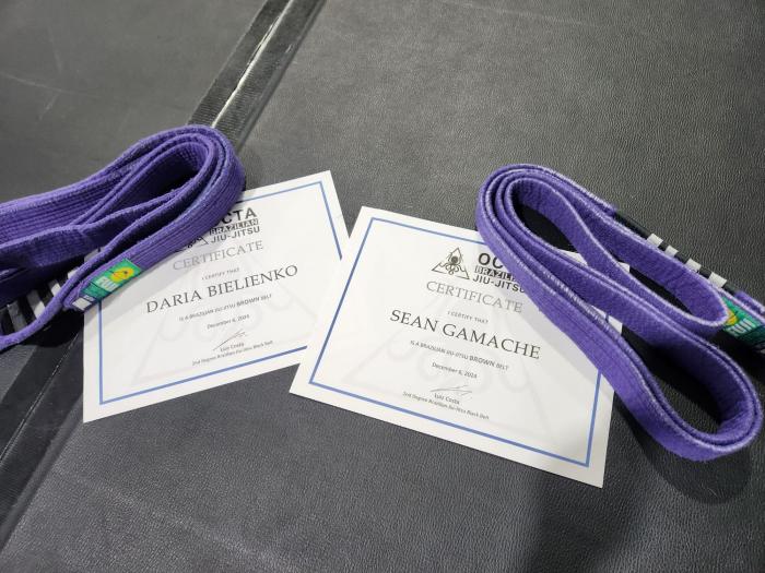 Brown belt · December 6, 2024 · Promoted by Luiz Costa