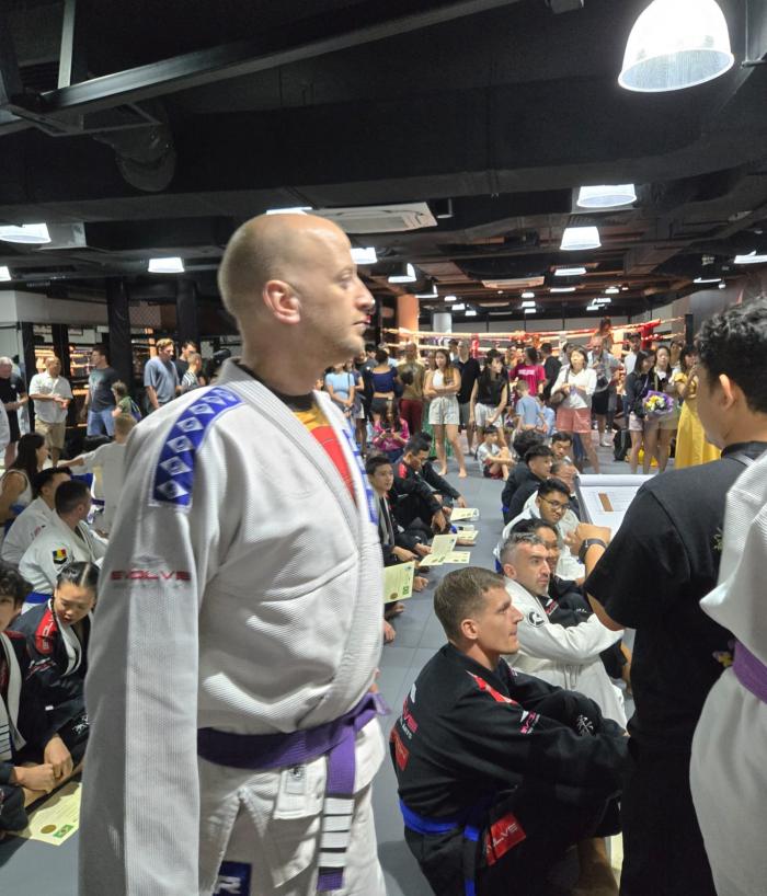 Last pic with my purple belt