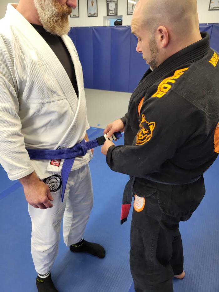 Blue belt · November 13, 2019 · Promoted by Chris Fensom