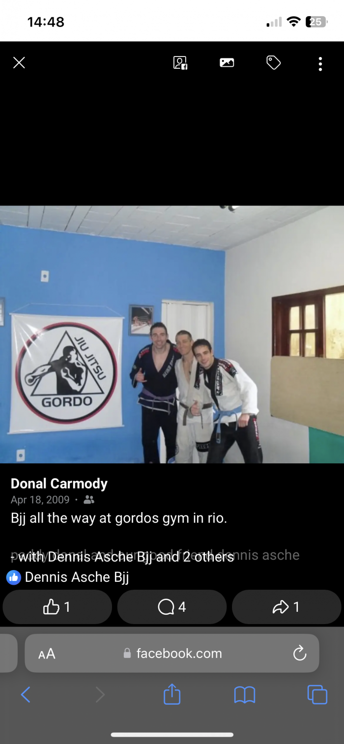 Blue belt · September 13, 2008 · Promoted by Peter de been
