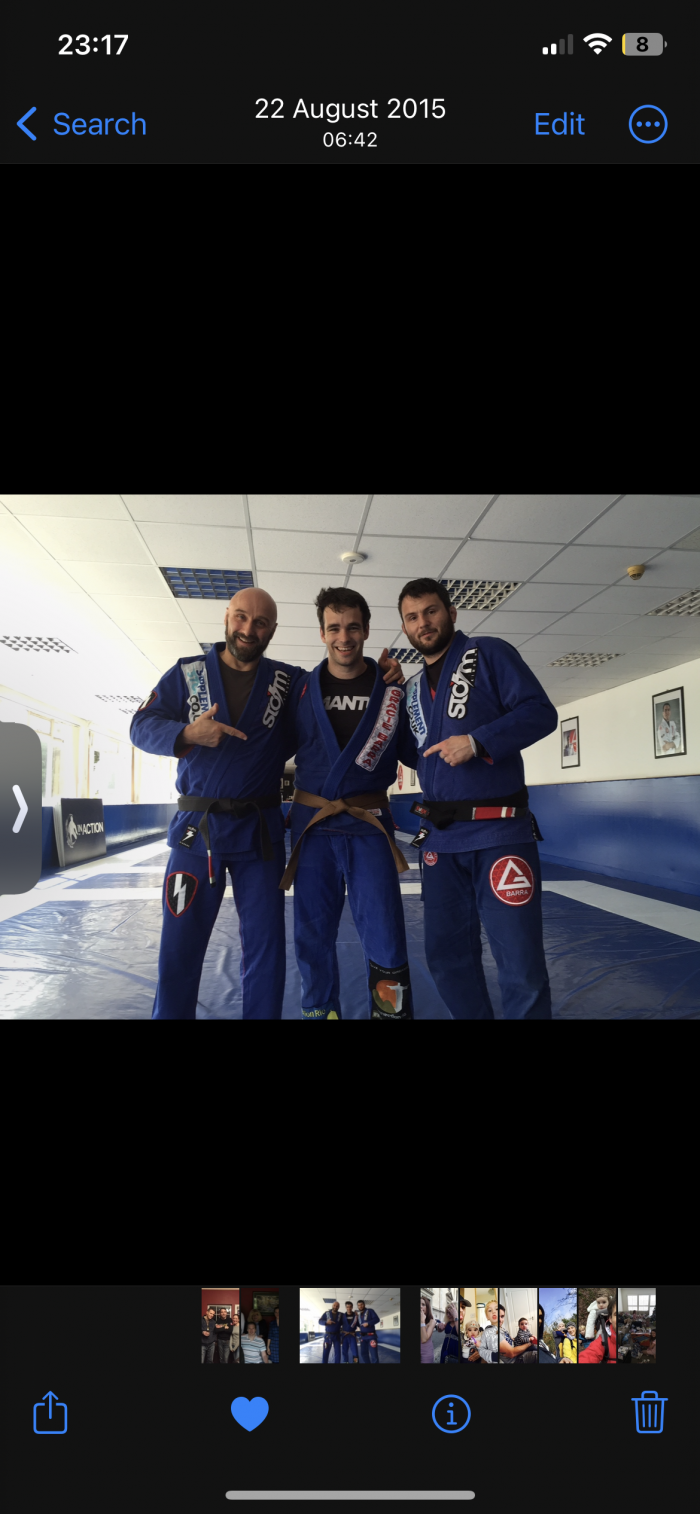 Brown belt · August 13, 2015 · Promoted by Braulio Estima