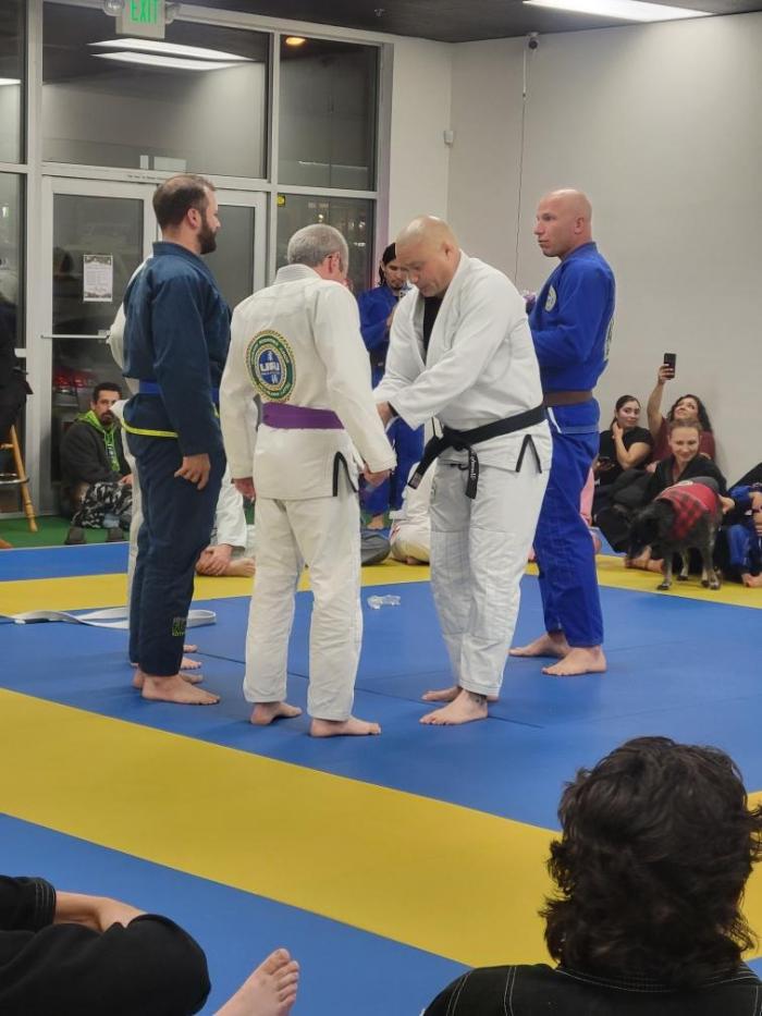 Purple belt · December 13, 2024 · Promoted by Ururahy Rodrigues Junior