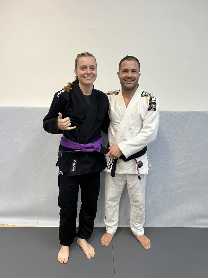 Purple belt · November 8, 2024 · Promoted by Atila Matos