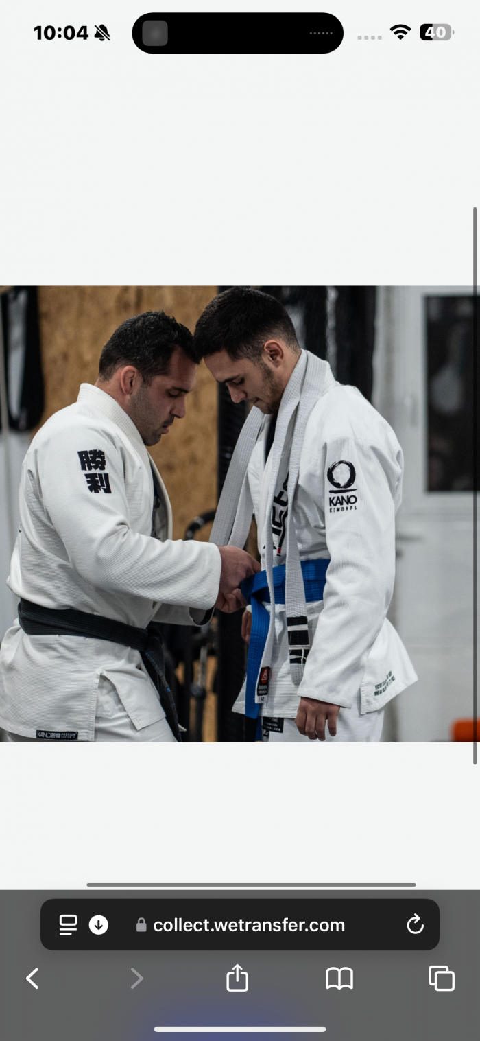 Blue belt · December 14, 2024 · Promoted by Konstantinos Vavouras