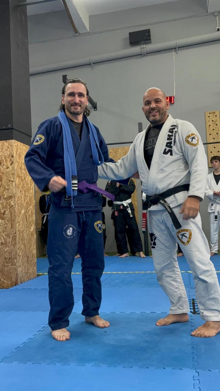 Purple belt · November 30, 2024 · Promoted by Jair Correa