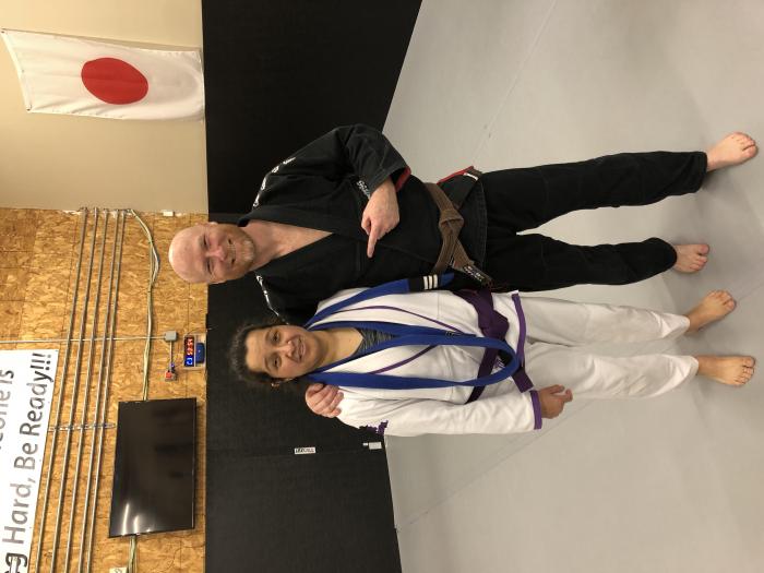 Purple belt · December 4, 2019 · Promoted by Keith Welsh