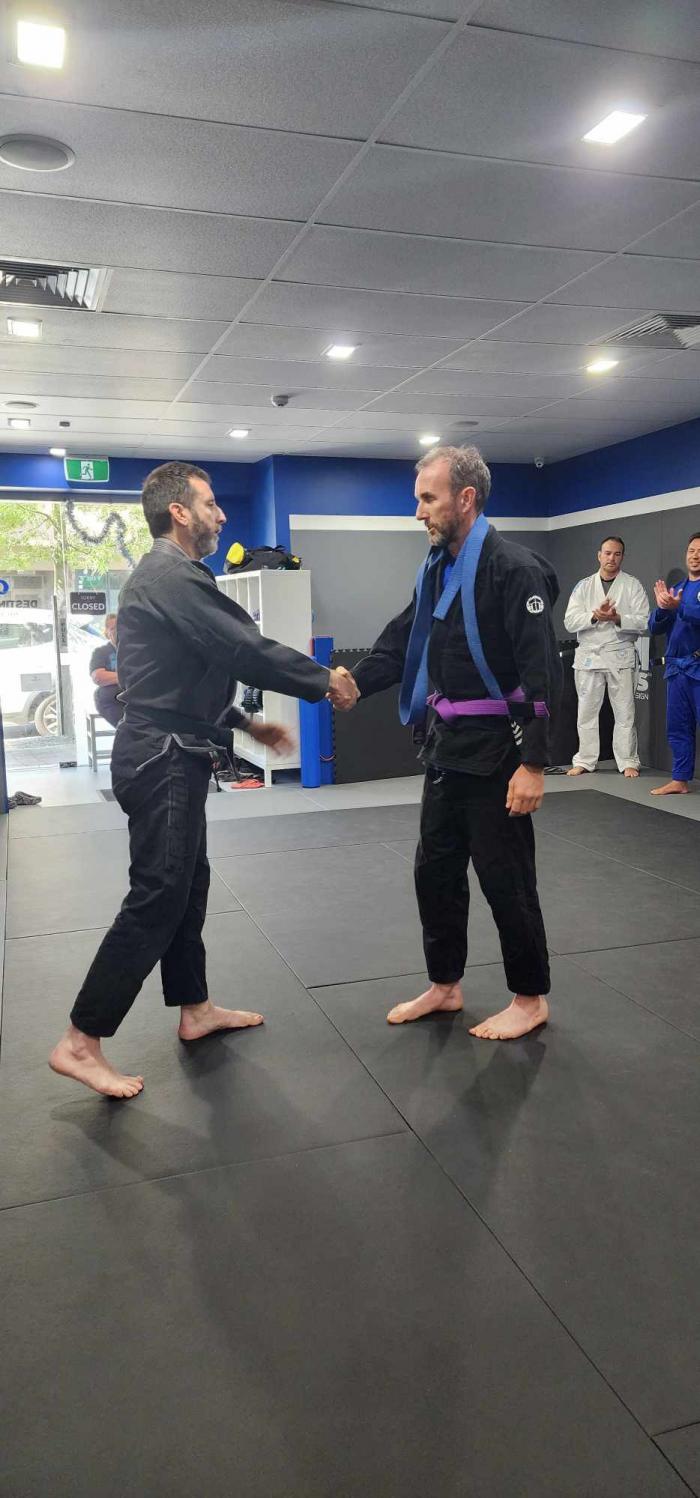 Purple belt · December 21, 2024 · Promoted by Trenton Laurance