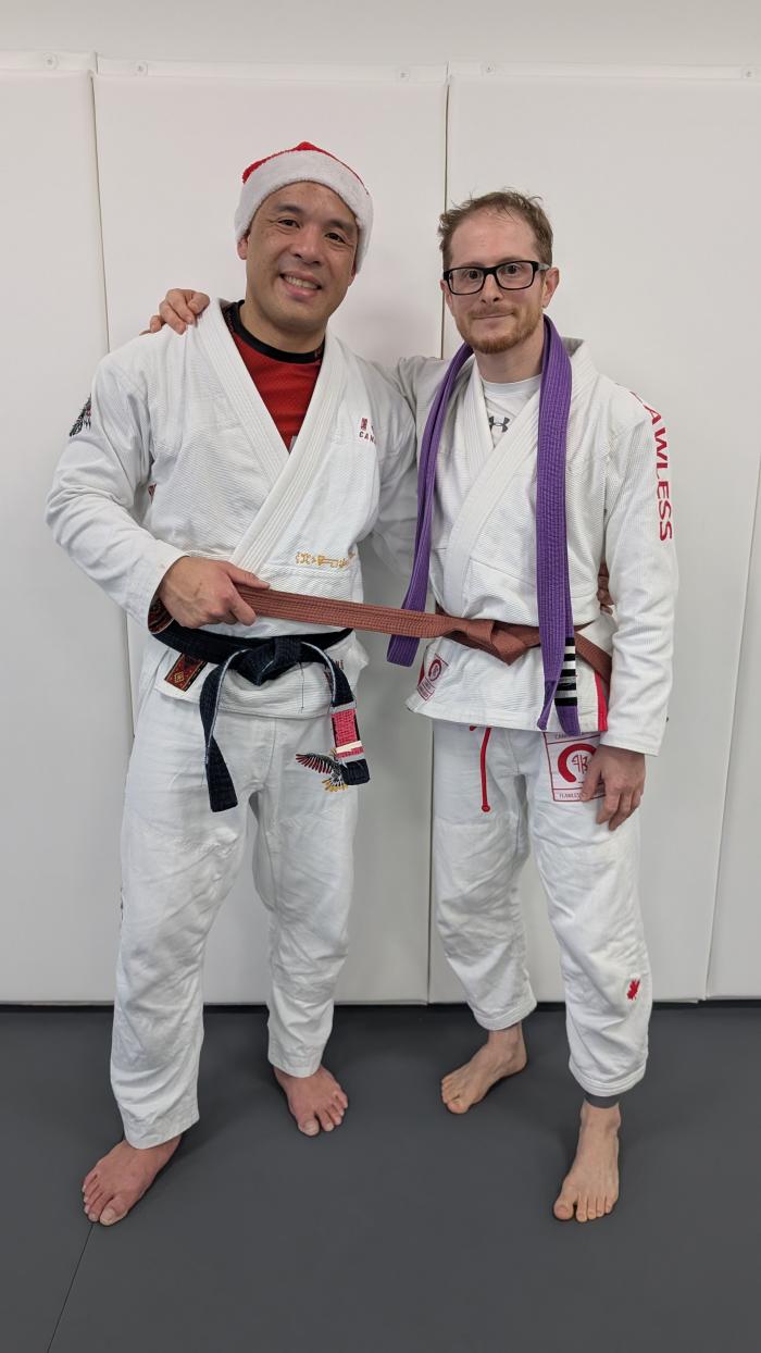 Brown belt · December 21, 2024 · Promoted by Patrick Teruel
