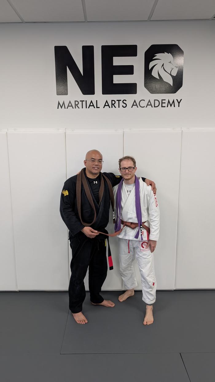 Brown belt · December 21, 2024 · Promoted by Patrick Teruel