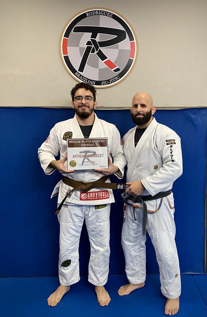Brown belt · December 18, 2024 · Promoted by Fernando Rodriguez Jr