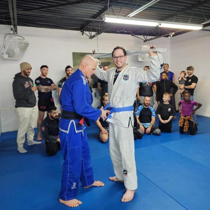 Blue belt · December 22, 2024 · Promoted by Philippe Girard